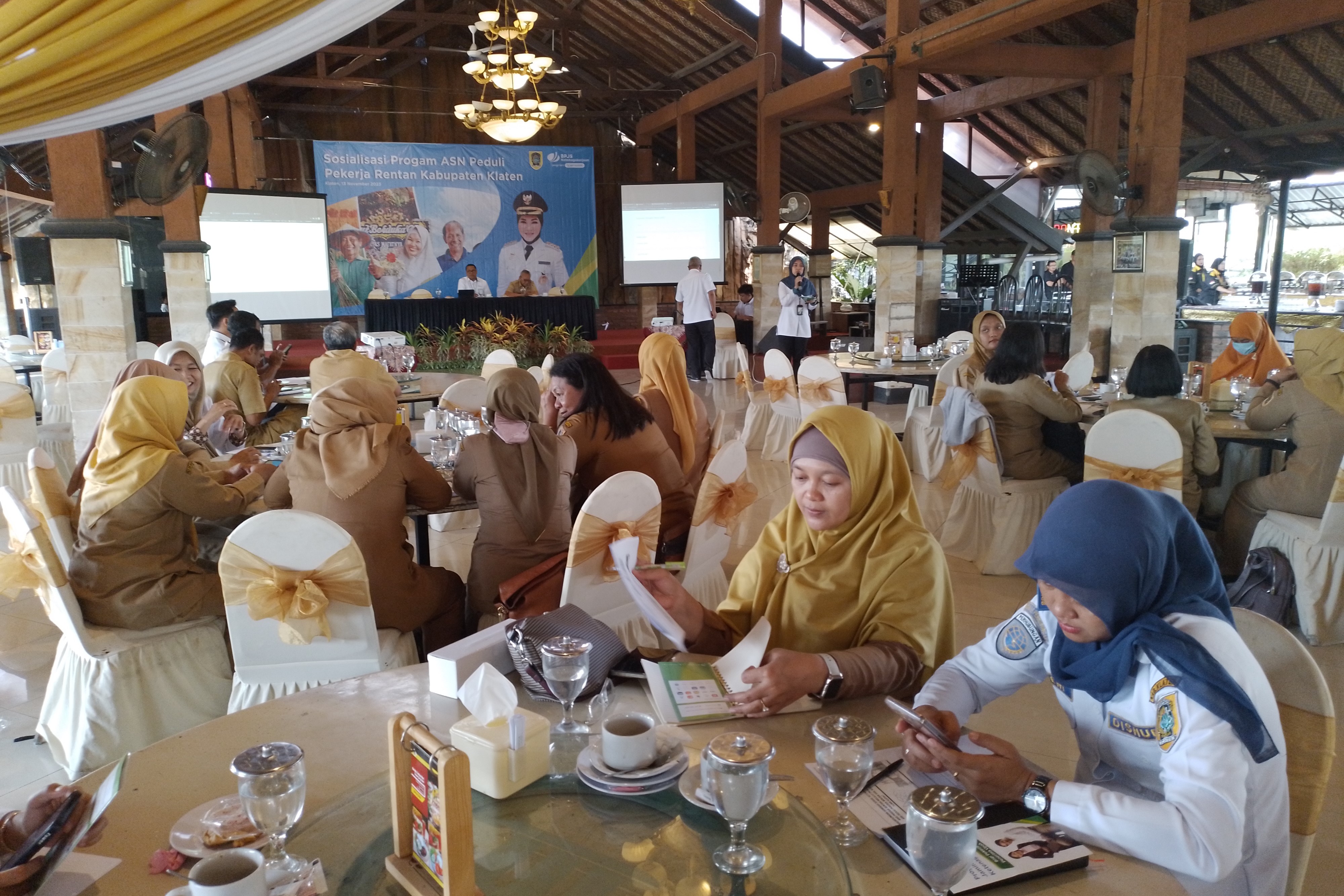 BPJS Ketenagakerjaan Klaten Gelar Sosialisasi Program ASN Peduli Pekerja Rentan