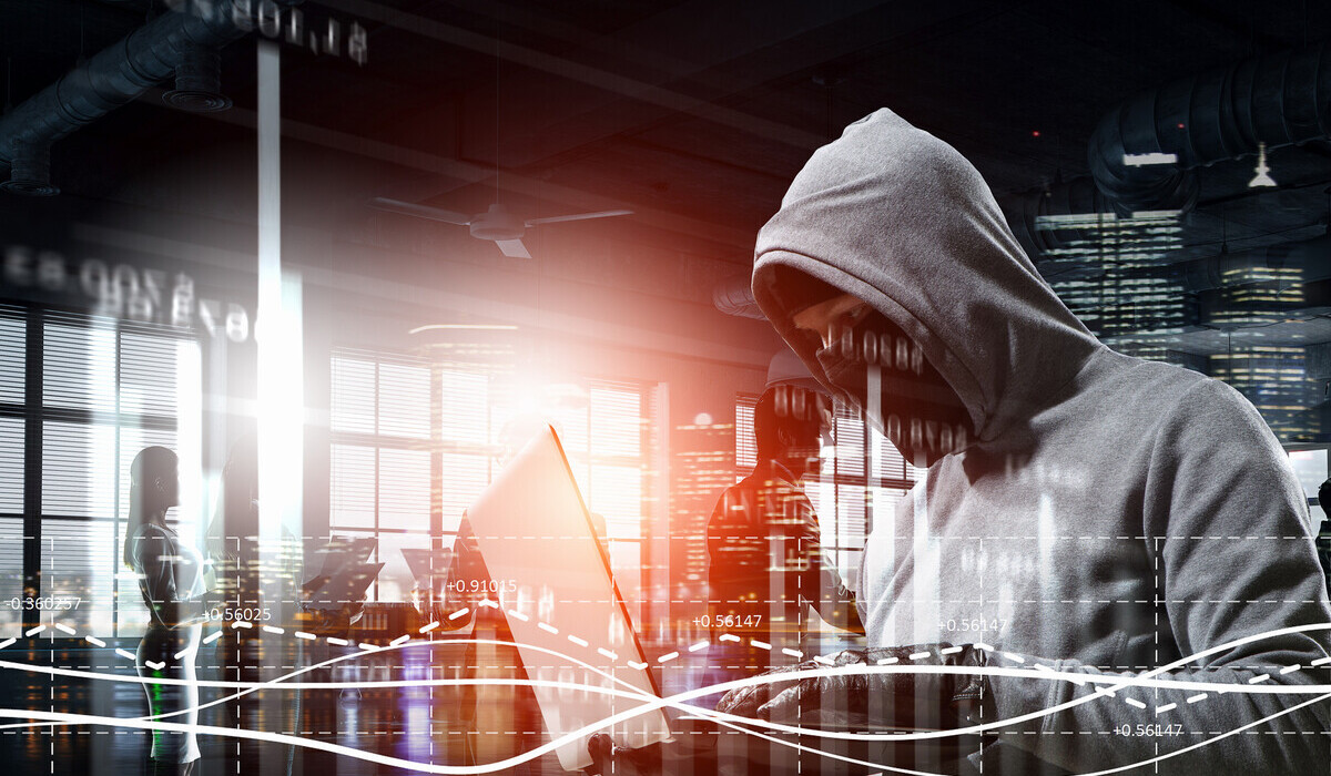 Ilustrasi serangan siber.