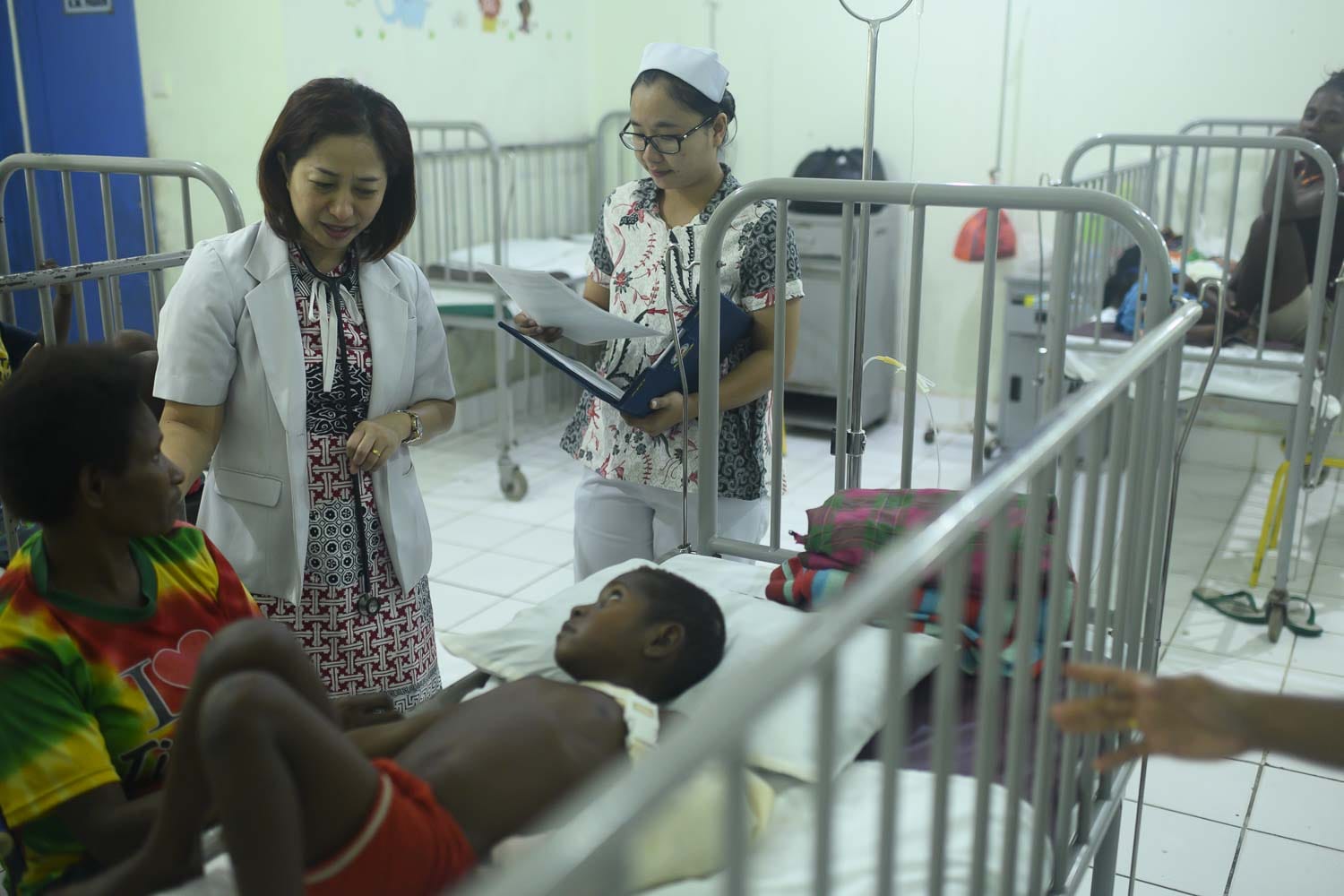 Salah satu aksi sosial dalam pemerantasan stunting yang dilakukan Grup MIND ID