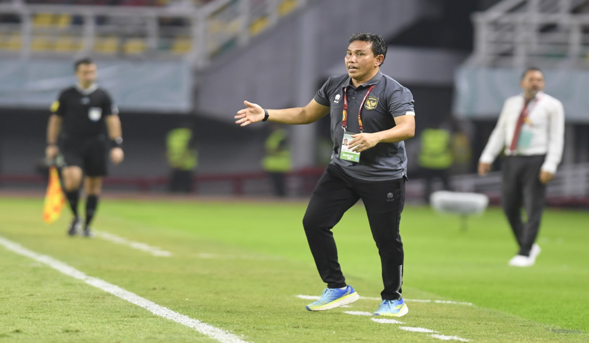 Pelatih timnas Indonesia U-17 Bima Sakti