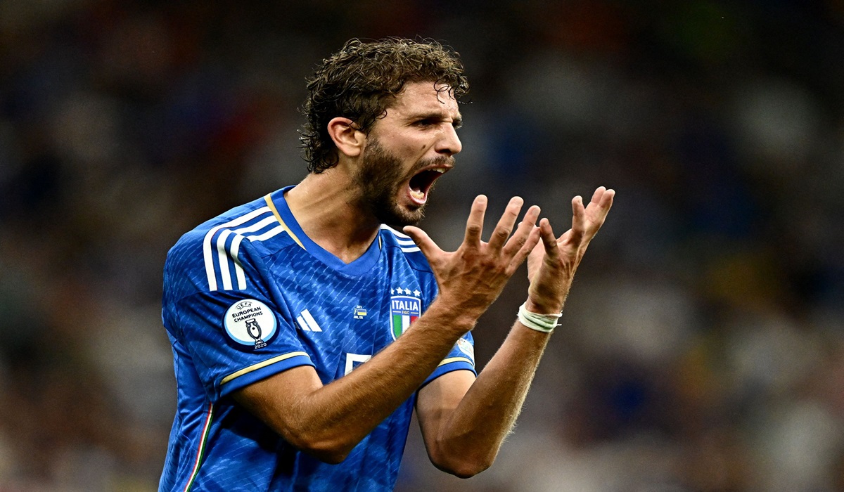 Pemain timnas Italia Manuel Locatelli