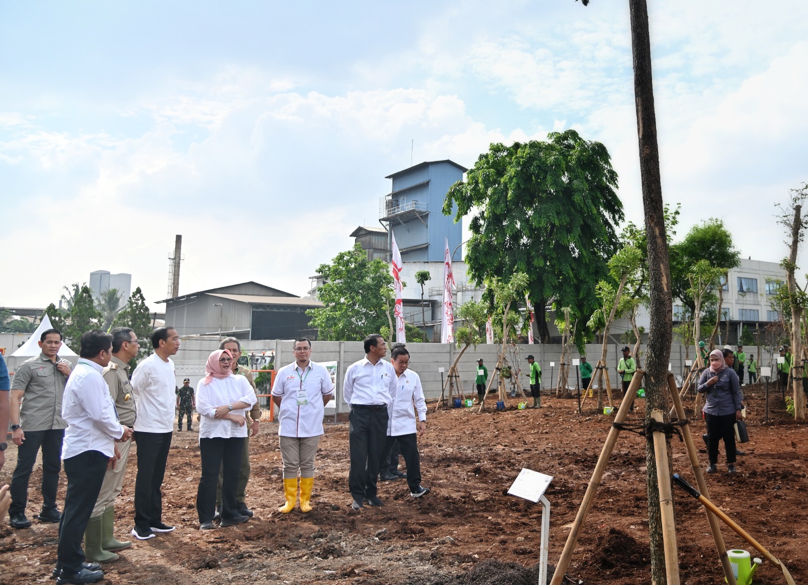 Sambut hari pohon sedunia, Sinar Mas tanam ratusan pohon diikuti Presiden Joko Widodo