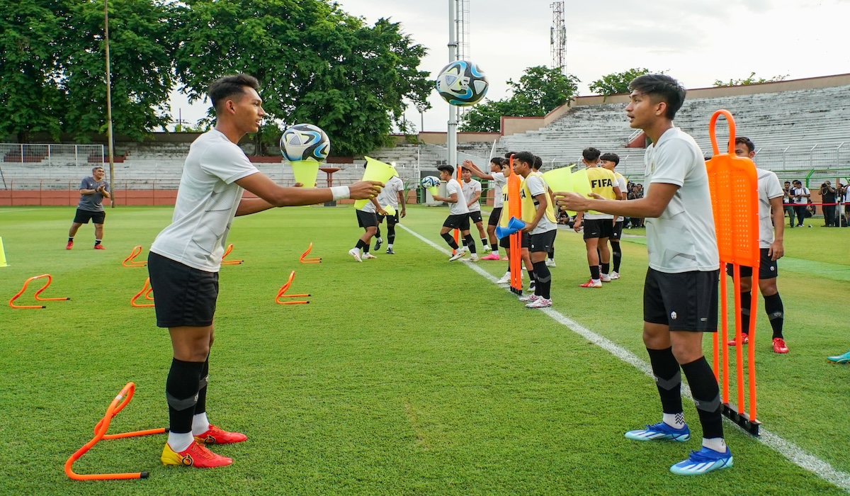 Latihan Timnas U-17 jelang laga melawan Maroko di Piala Dunia U-17