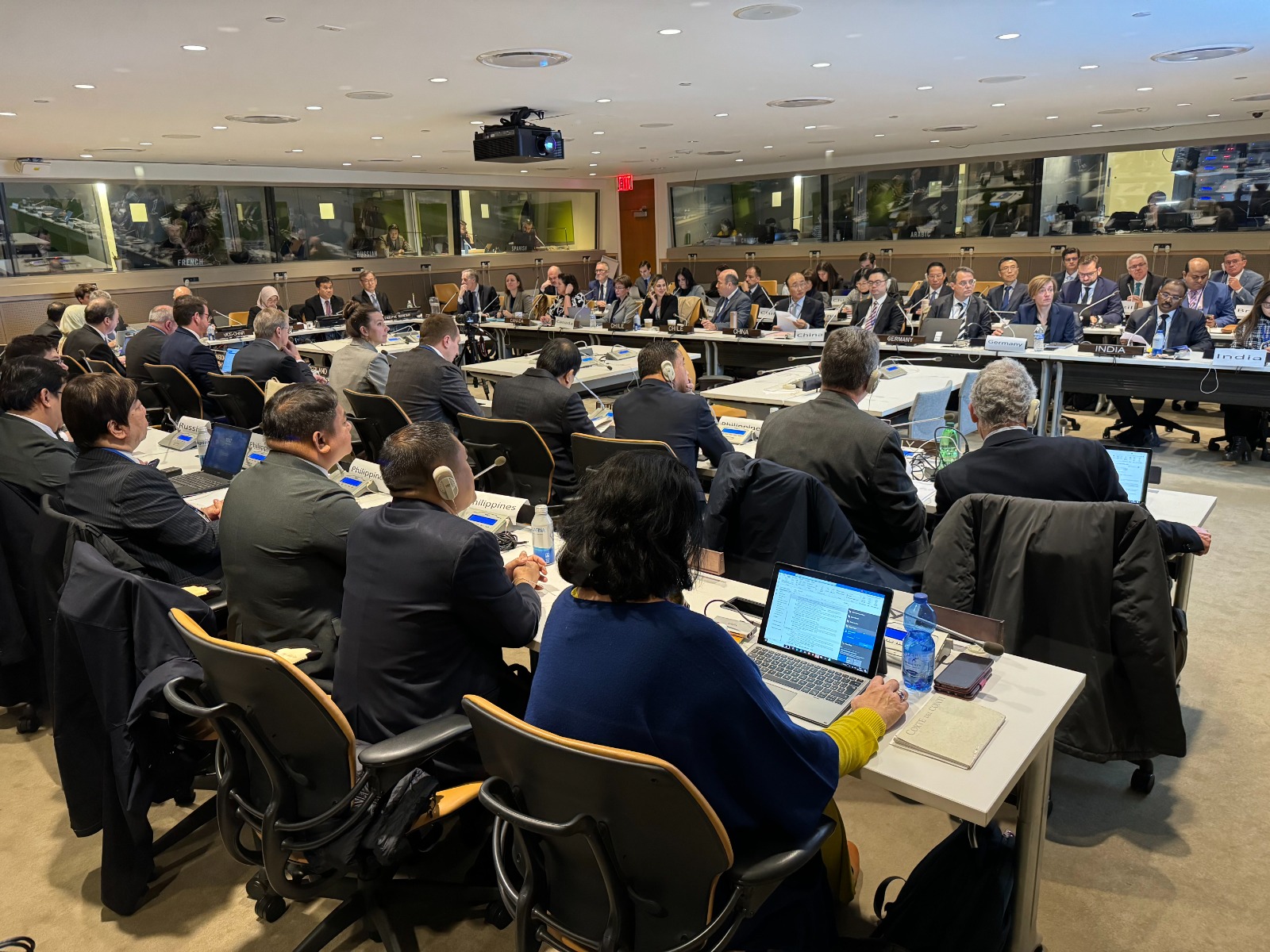 Pertemuan Panel Eksternal Auditor PBB yang dipimpin Ketua BPK RI dengan Sekjen PBB Antonio Guteres di New York, AS.