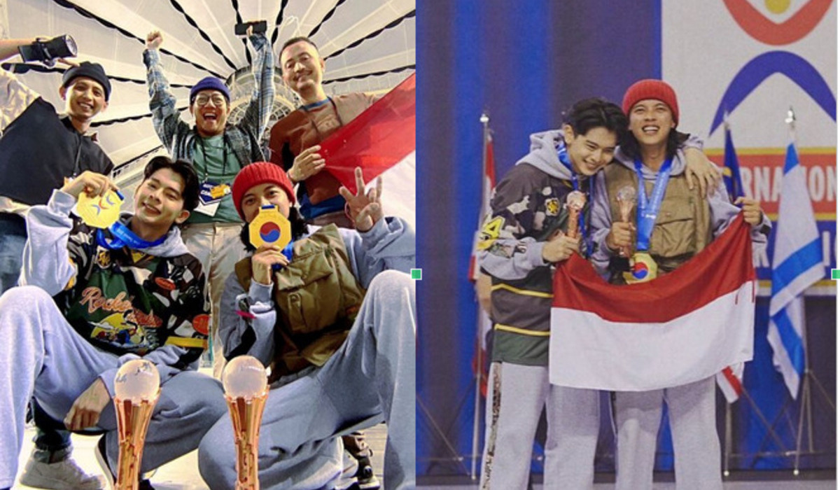 RICARD Galaxy dan Bisma Smash berhasil meraih medali perunggu di ajang tari internasional di Korsel.