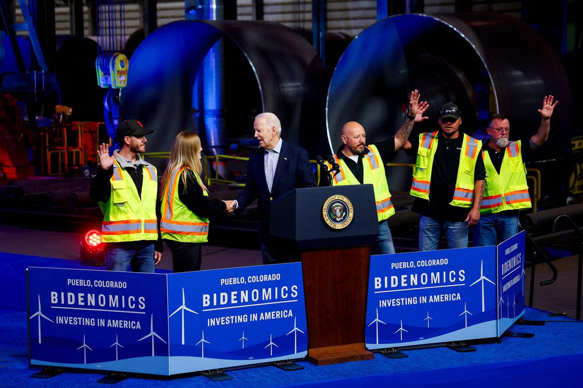 Joe Biden mengunjungi Colorado yang dikuasai pendukung Partai Republik. 