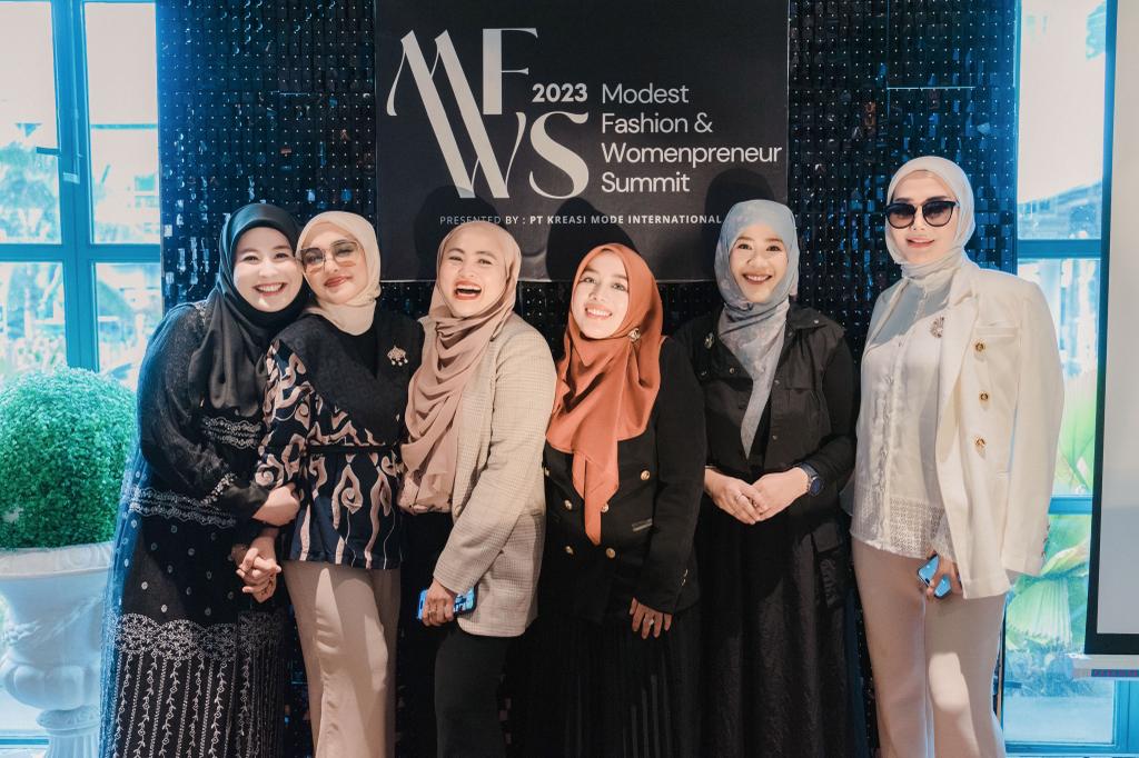 Kegiatan Modest Fashion & Womenpreneurship Summit (MFWS) 2023 yang digelar di Jakarta.