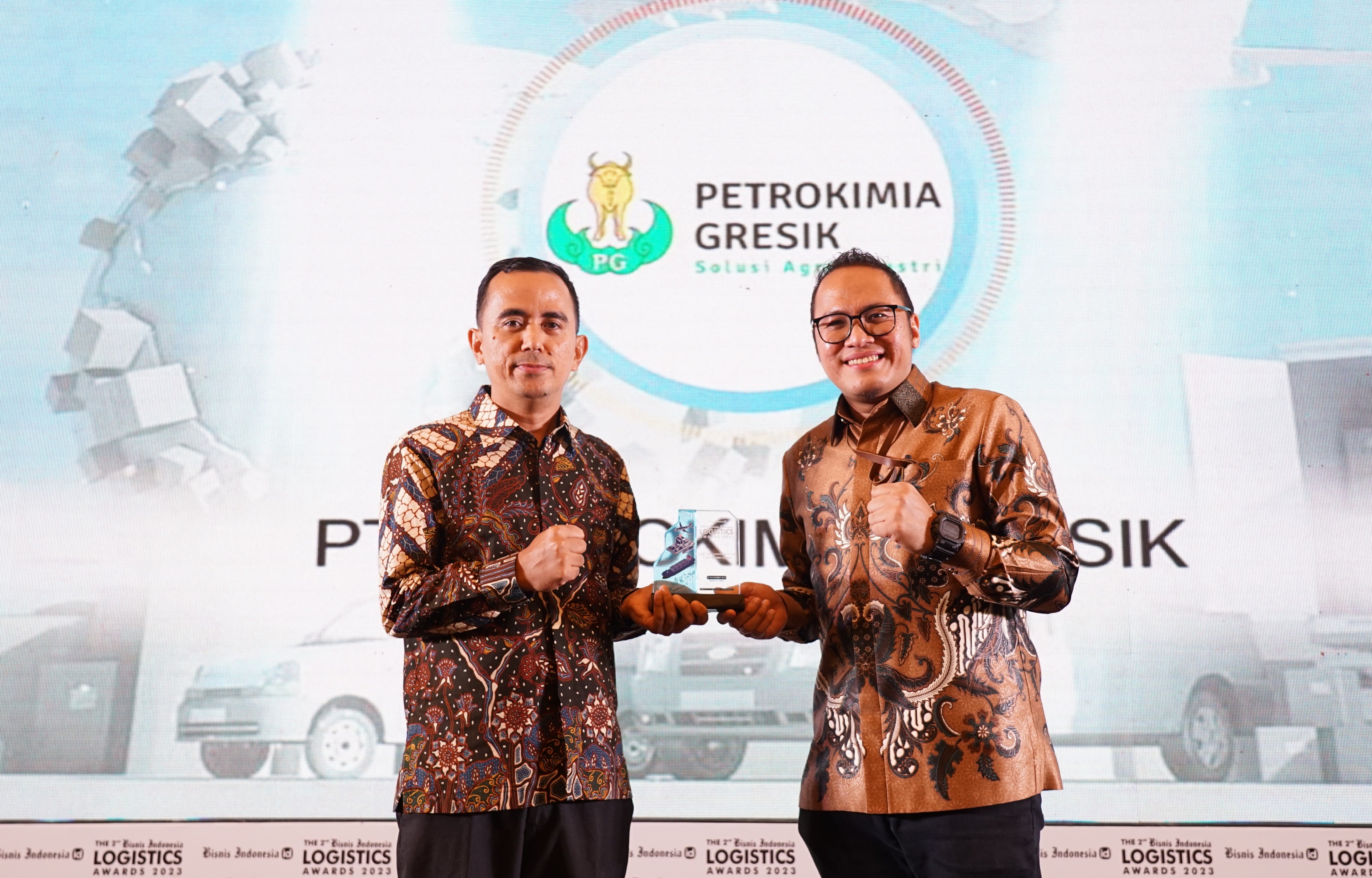 Penghargaan Supply Chain Innovator of The Years (Company) untuk Petrokimia Gresik di ajang BILA 2023