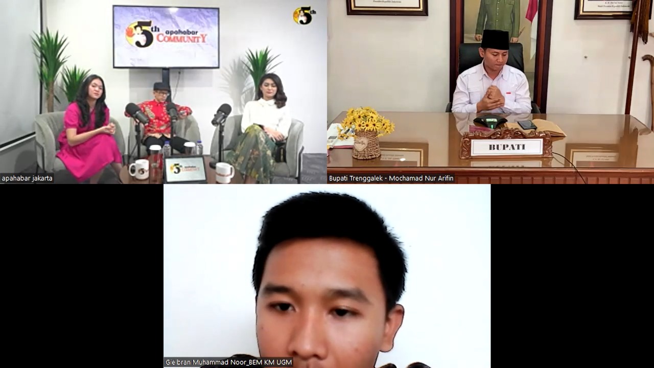  Bupati Trenggalek, Mochamad Nur Arifin dalam podcast bertajuk Anak Muda dan Kekuasaan