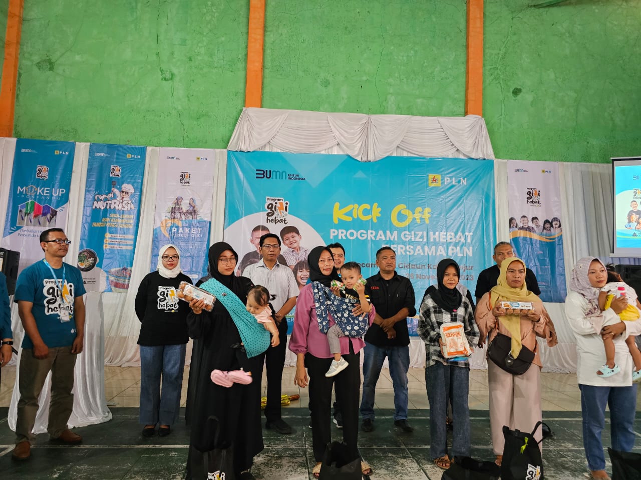 Peluncuran Program Gizi Hebat di Cianjur.