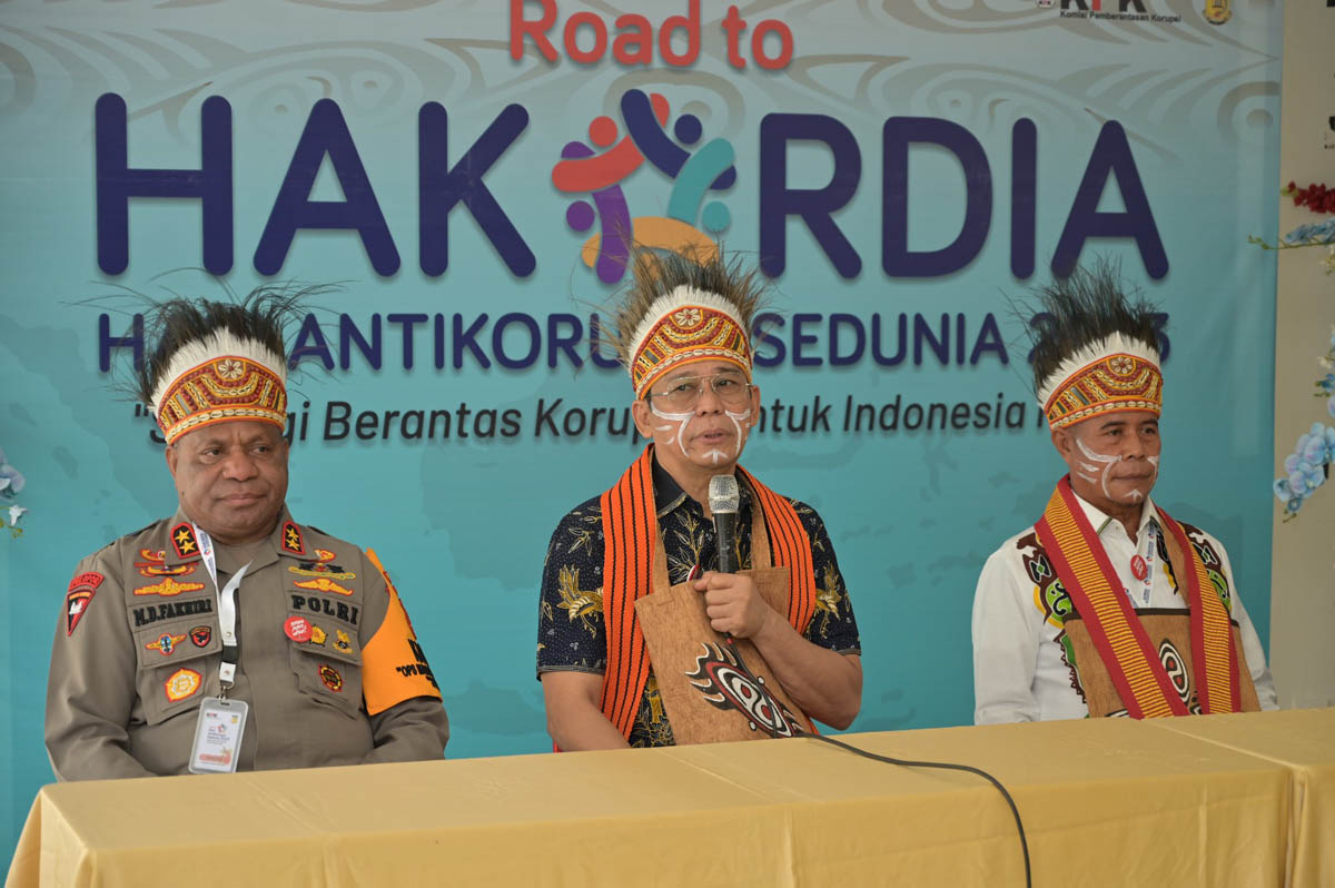 Wakil ketua KPK Johanis Tanak mengatakan Hakordia diperingati sebagai semangat pemberantasan korupsi di Indonesia.