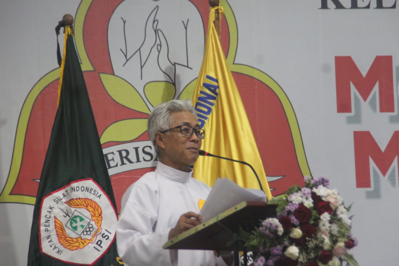 Dwi Soetjipto kembali terpilih sebagai Ketua Umum Pengurus Pusat (PP) Keluarga Silat Nasional (Kelatnas) Perisai Diri Periode 2023-2027