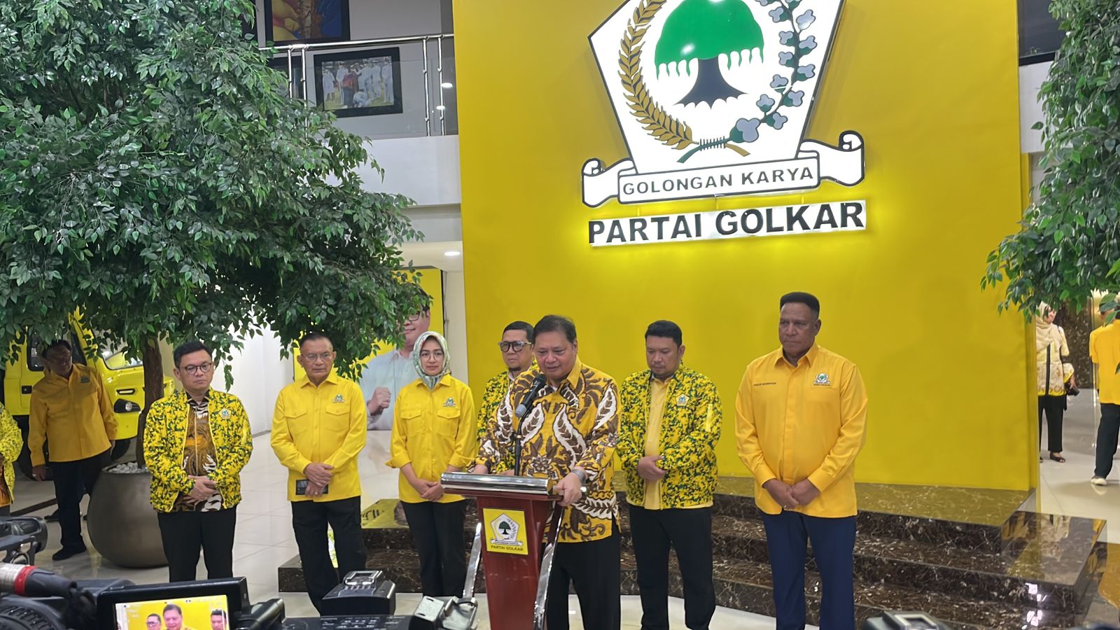 Ketua Umum Golkar Arilangga Hartarto