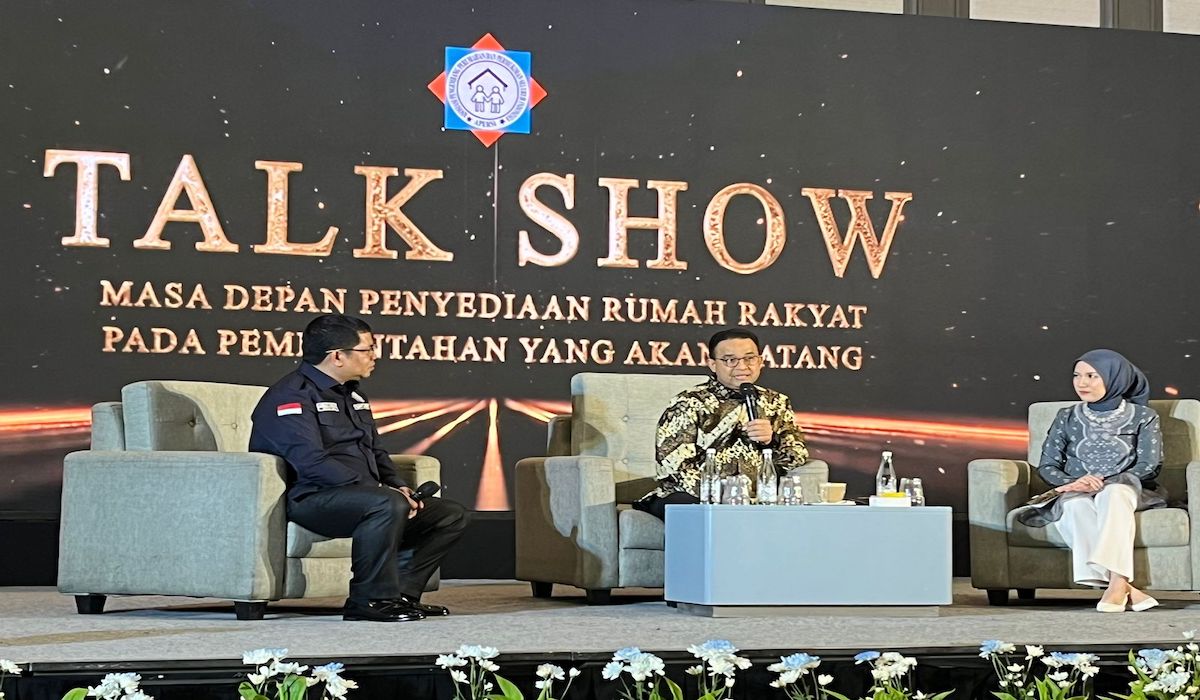 Talkshow membedah visi-misi perumahan Capres 2024 dalam Rakernas Apersi 2023