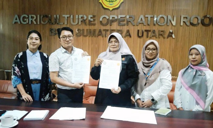 Polbangtan Polbangtan Medan menjalin kerja sama dengan stakeholders untuk penerapan aplikasi Cos EASy bagi petani.