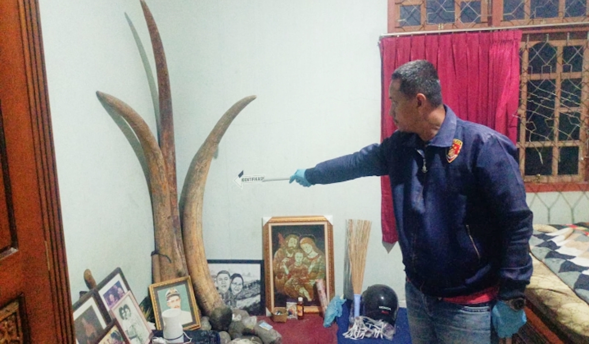 Polres Sikka Olah TKP 