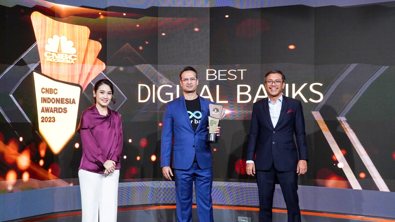 Amar Bank meraih penghagaan 'Most Innovative Digital Bank' pada ajang CNBC Indonesia Awards 2023.