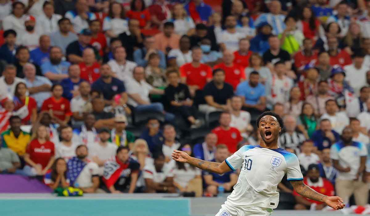 Pemain timnas Inggris Raheem Sterling
