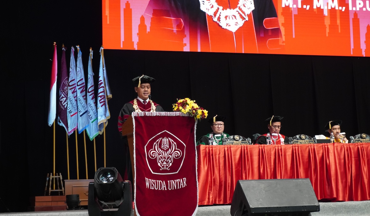 Prosesi wisuda mahasiswa Universitas Tarumanagara