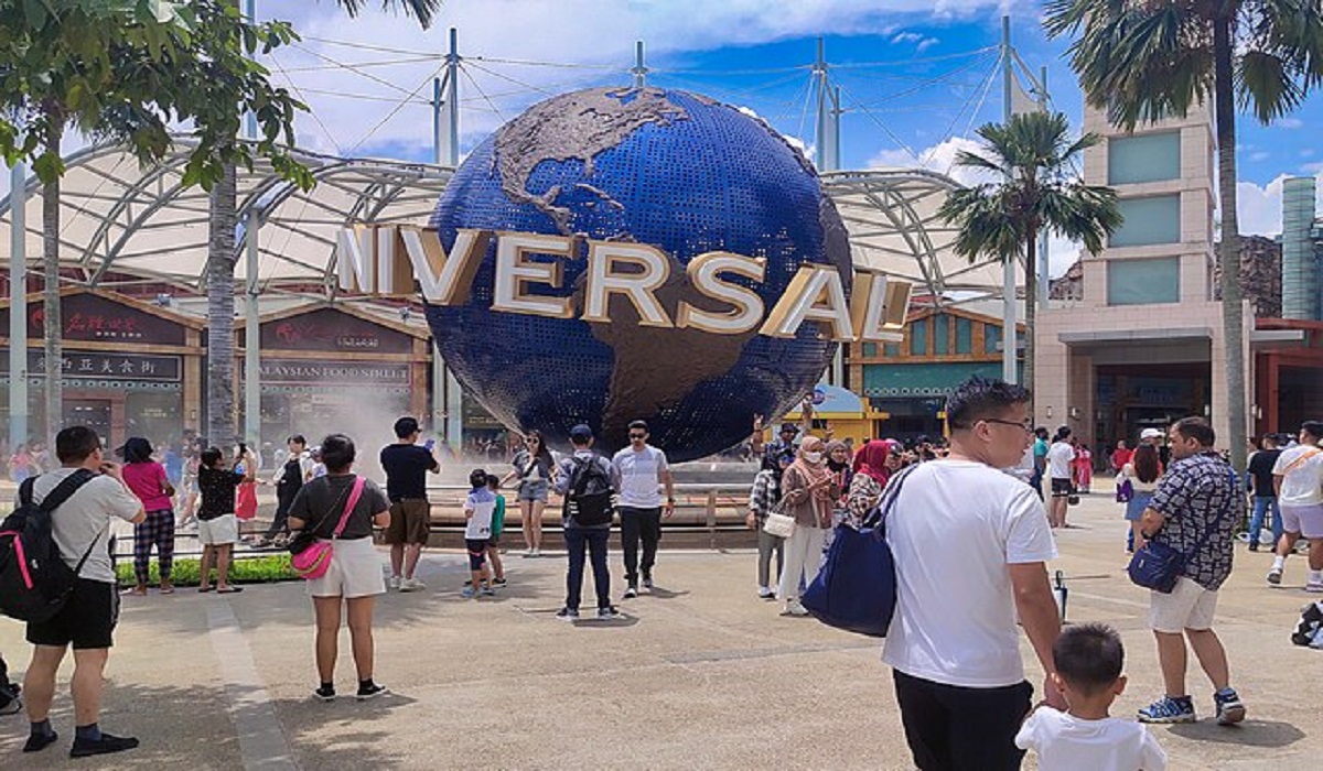 Ilustrasi tempat wisata di Singapura