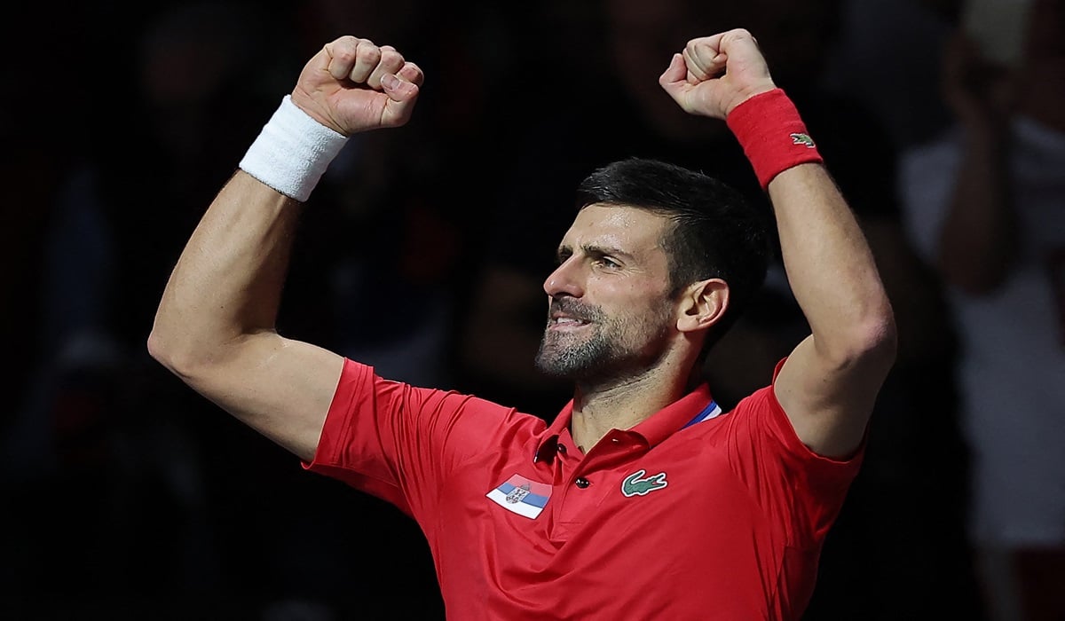 Petenis Serbia Novak Djokovic