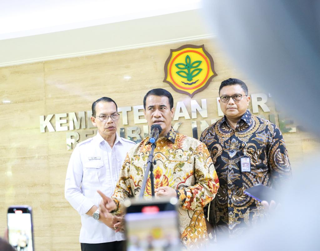 Mentan Amran saat hadir pada acara koordinasi dan workshop di Jakarta.