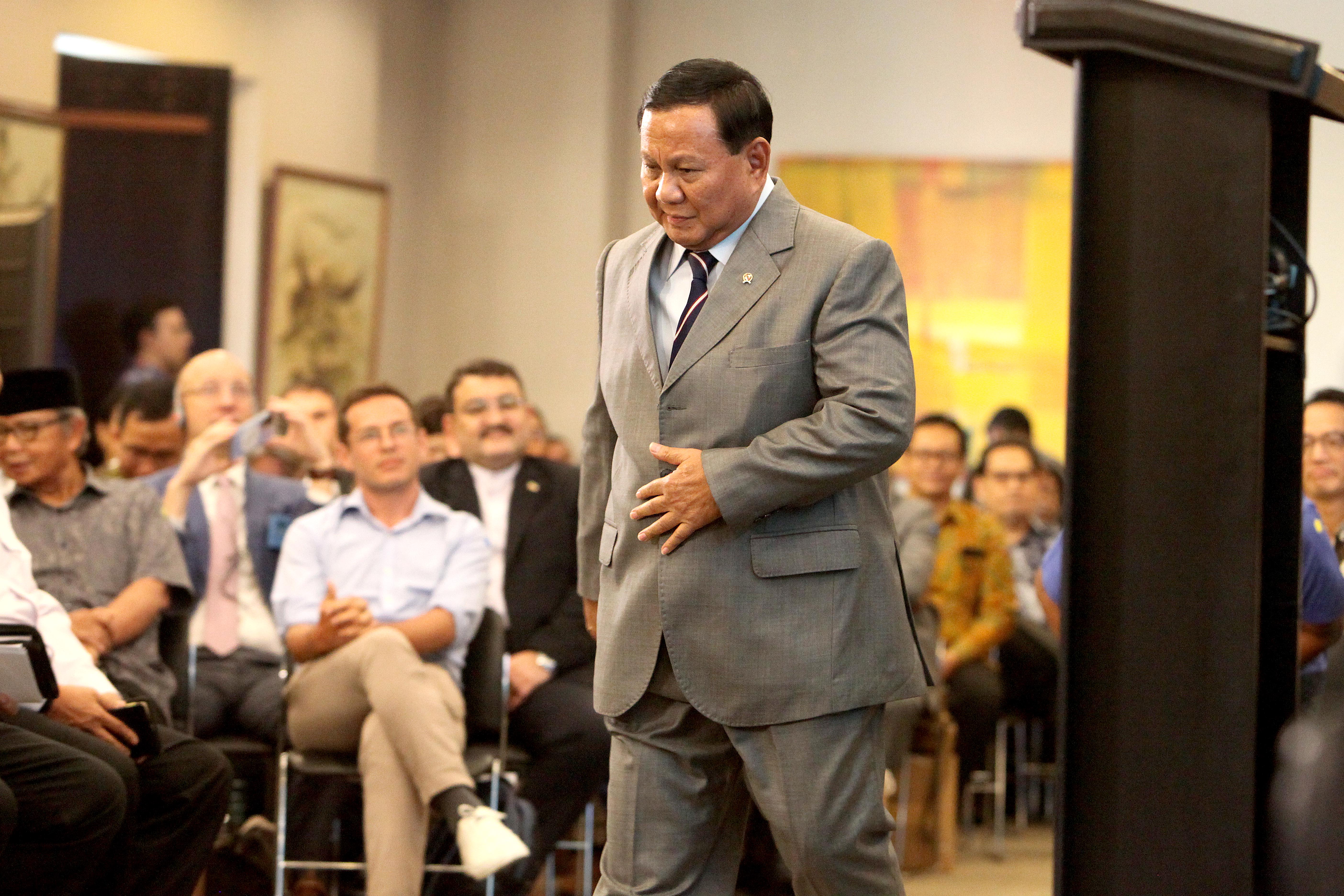 Bakal calon presiden dari Koalisi Indonesia Maju (KIM) Prabowo Subianto