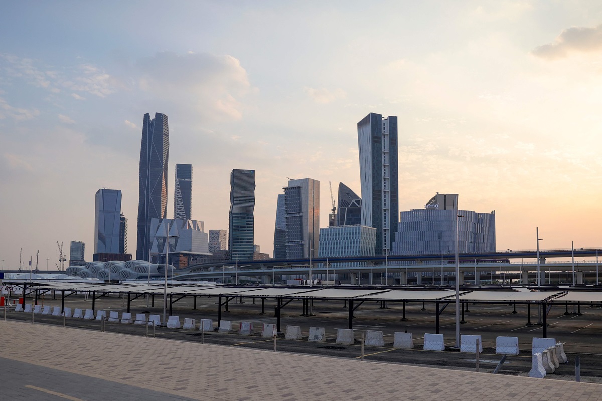 Pemandangan ibu kota Arab Saudi, Riyadh. Arab Saudi berpeluang menjadi tuan rumah Piala Dunia 2034.