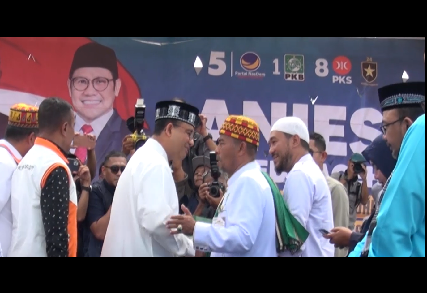 Deklarasi dukungan partai politik lokal Aceh kepada Anies Baswedan, Rabu (1/11).
