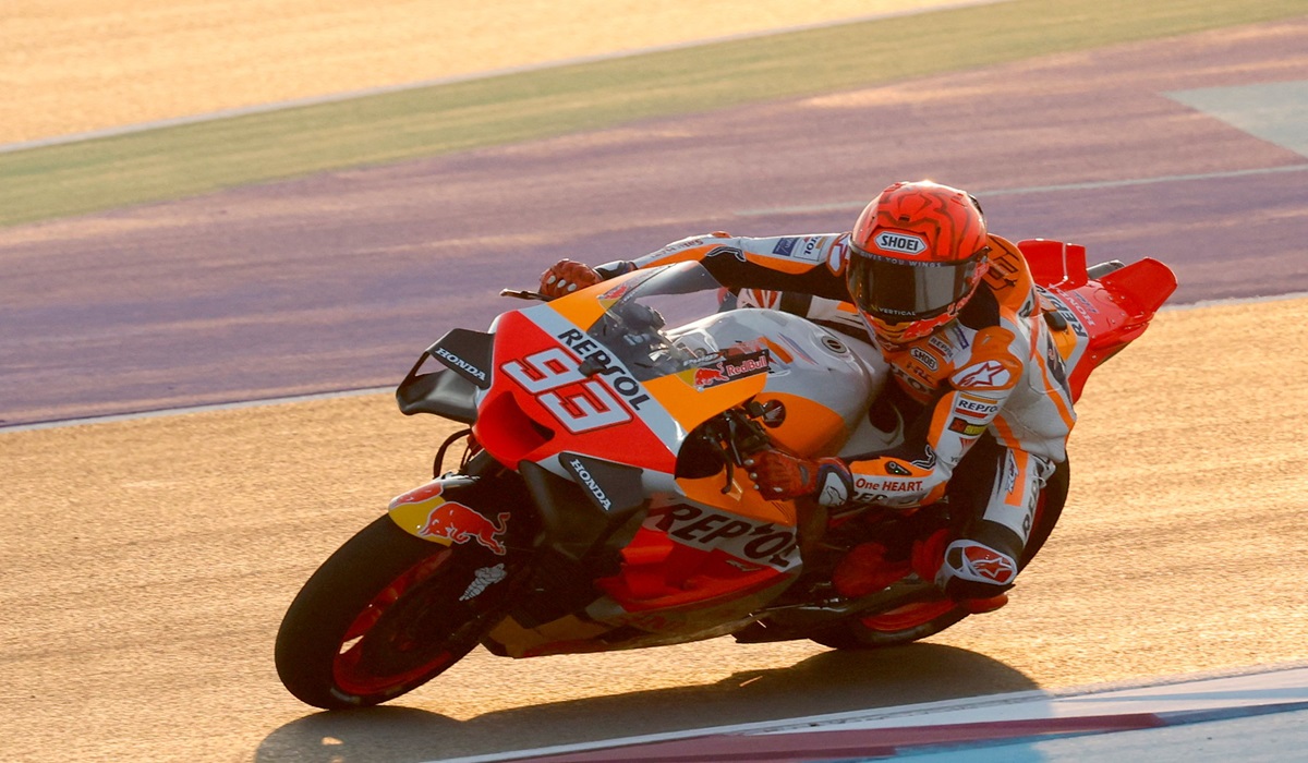 Pembalap Repsol Honda Marc Marquez