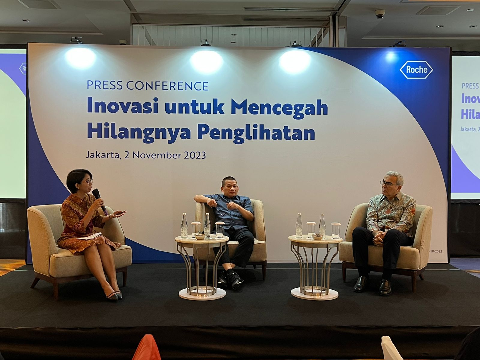 Konferensi pers tentang Inovasi untuk Mencegah Hilangnya Penglihatan di Jakarta, baru-baru ini.