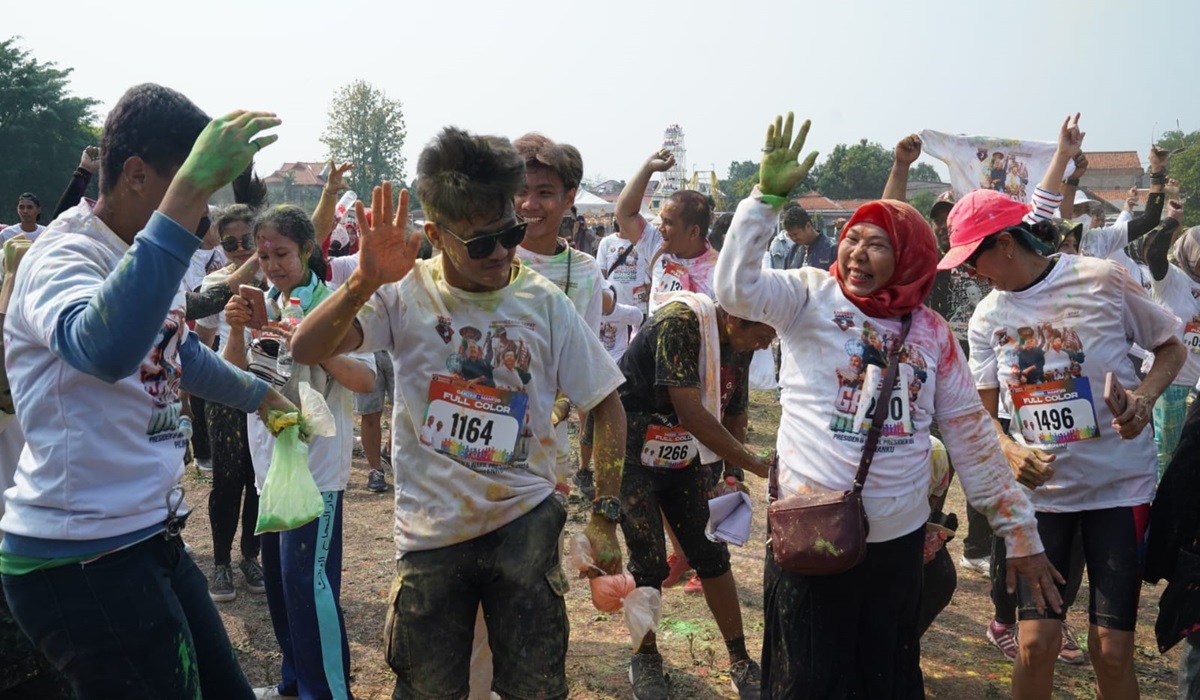Sahabat Ganjar Sukses Gelar Color Run di Jakarta Selatan