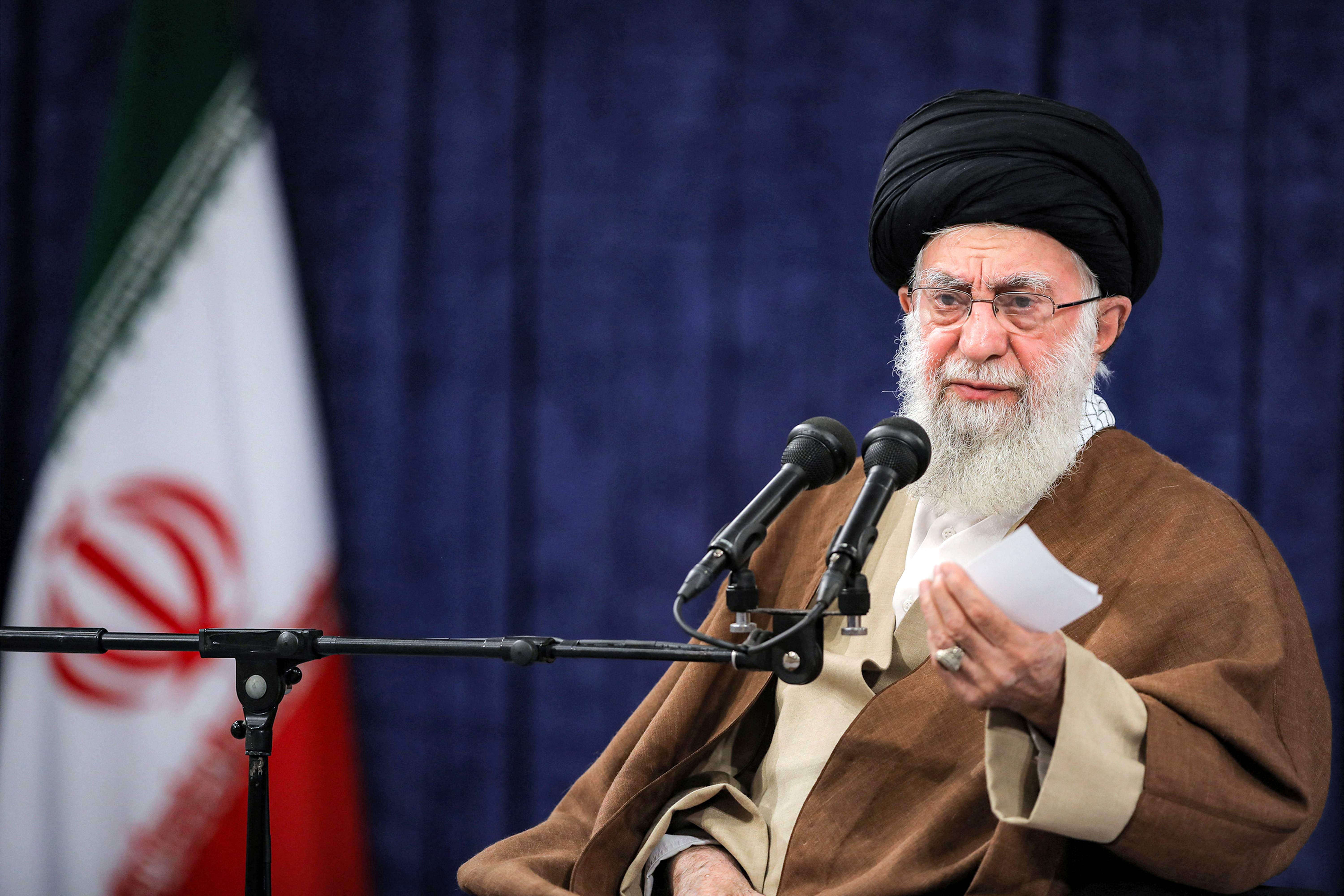 Pemimpin tertinggi Iran Ayatollah Ali Khamenei.