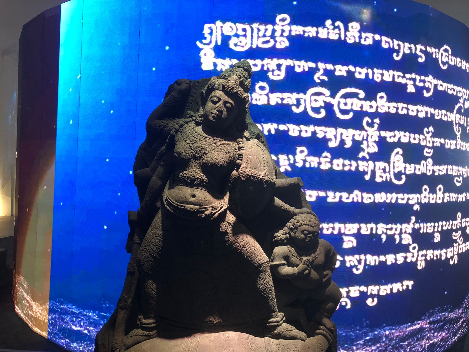 Salah satu arca hasil repatriasi dari Belanda yang dikembalikan ke Indonesia.