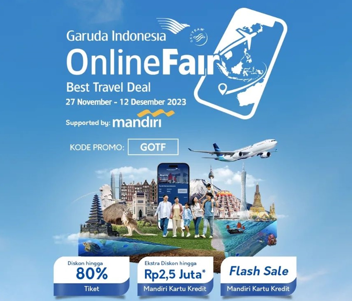 Jelang Akhir Tahun, Garuda dan KAI Tebar Diskon Harga Tiket