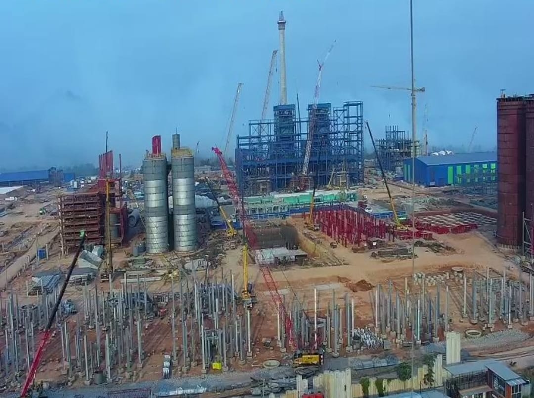 Proyek pembangunan Smelter Grade Alumina Refinery (SGAR) di Mempawah, Kalimantan Barat.