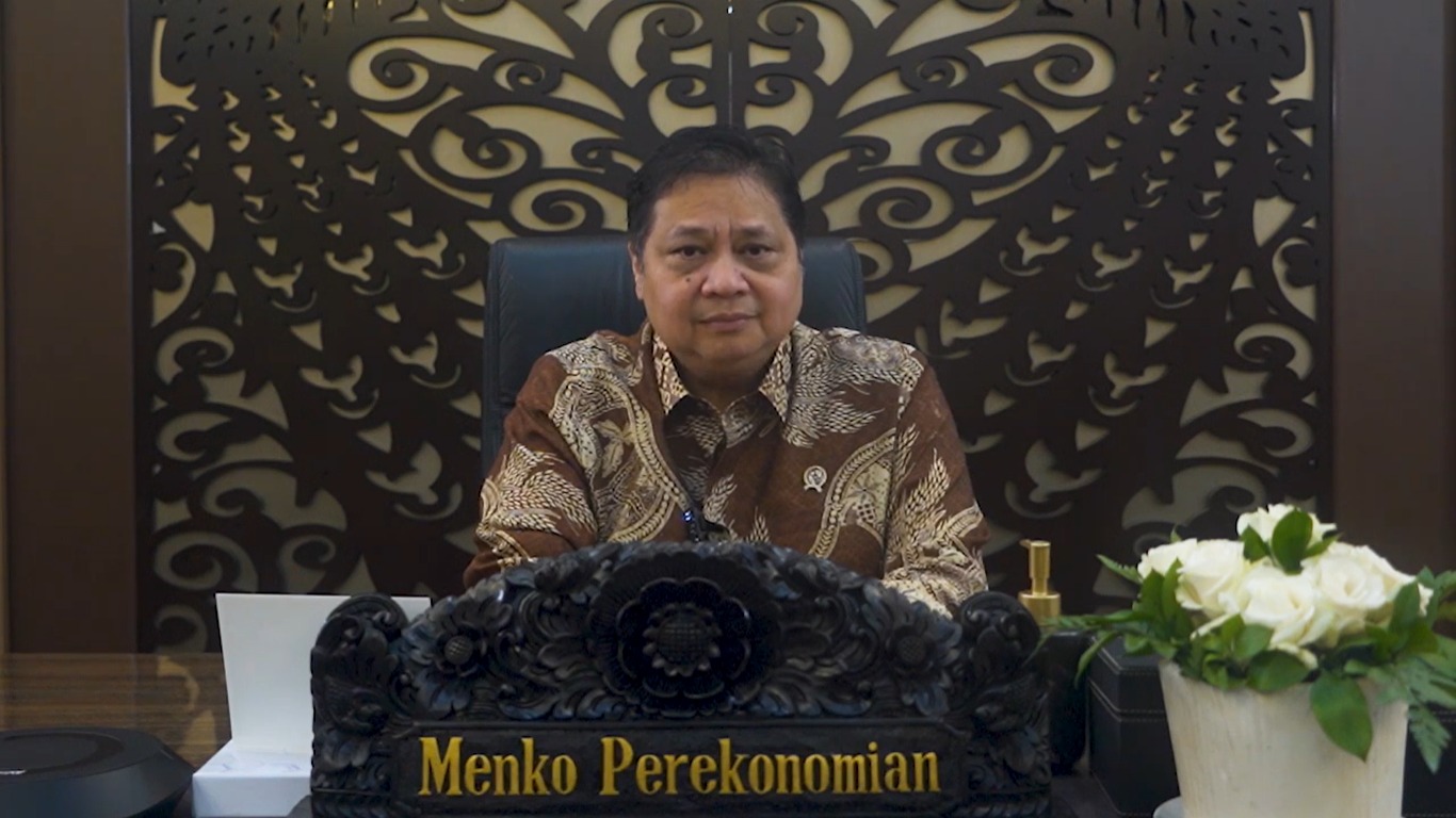 Menko Perekonomian Airlangga Hartarto.