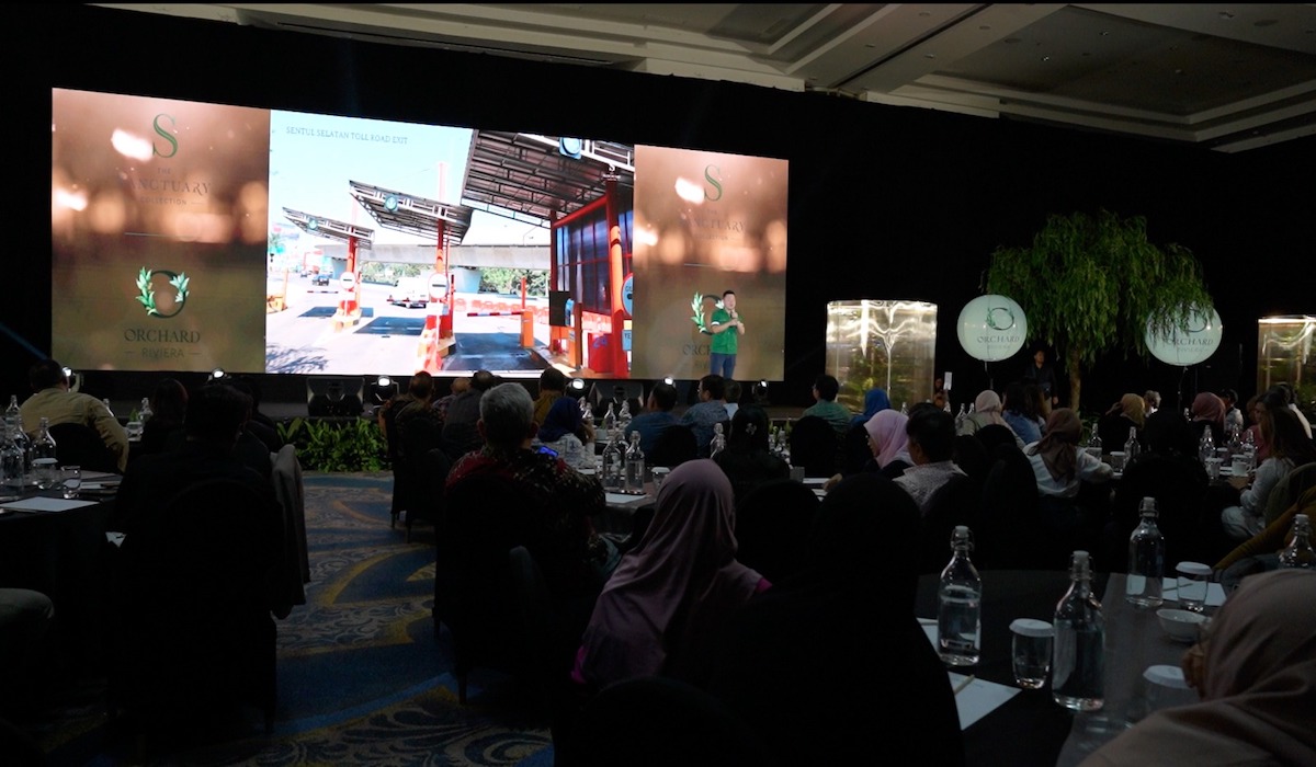 Product knowledge klater ketiga The Sanctuary Orchard Riveria pada agent properti di Aston Sentul Bogor.