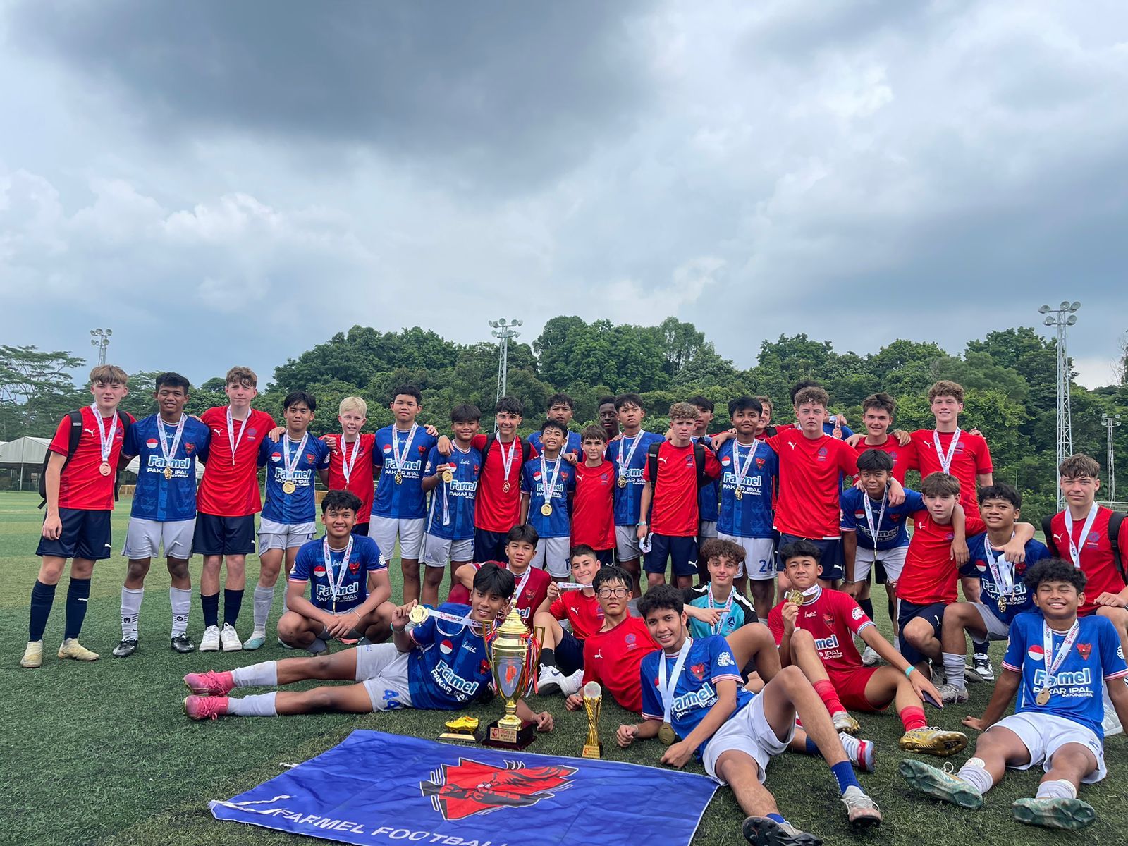  Farmel Isvil Football Academy U-14 Indonesia Juara Singa Cup Singapura 2023