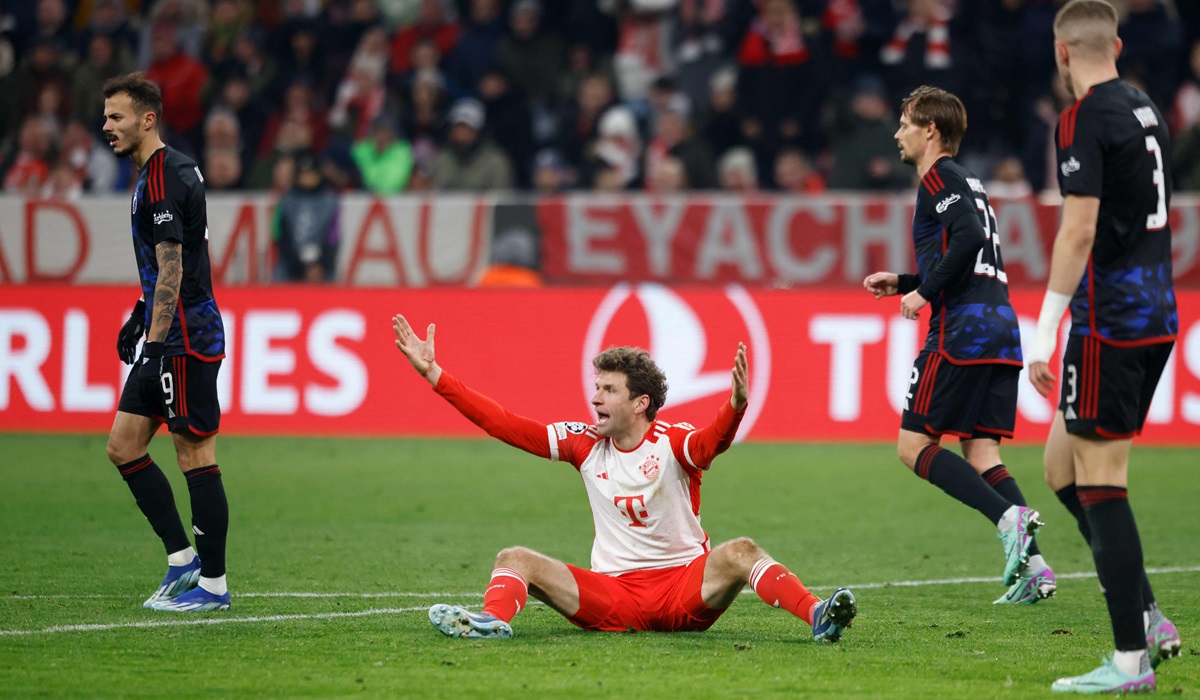 Laga Liga Champions antara Bayern Muenchen dan FC Copenhagen