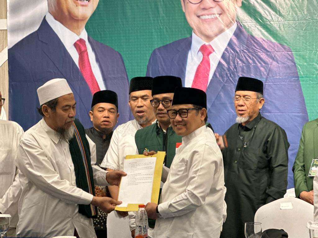 Laskar Santri AMIN secara resmi dideklarasikan di Jawa Timur oleh Muhaimin Iskandar.