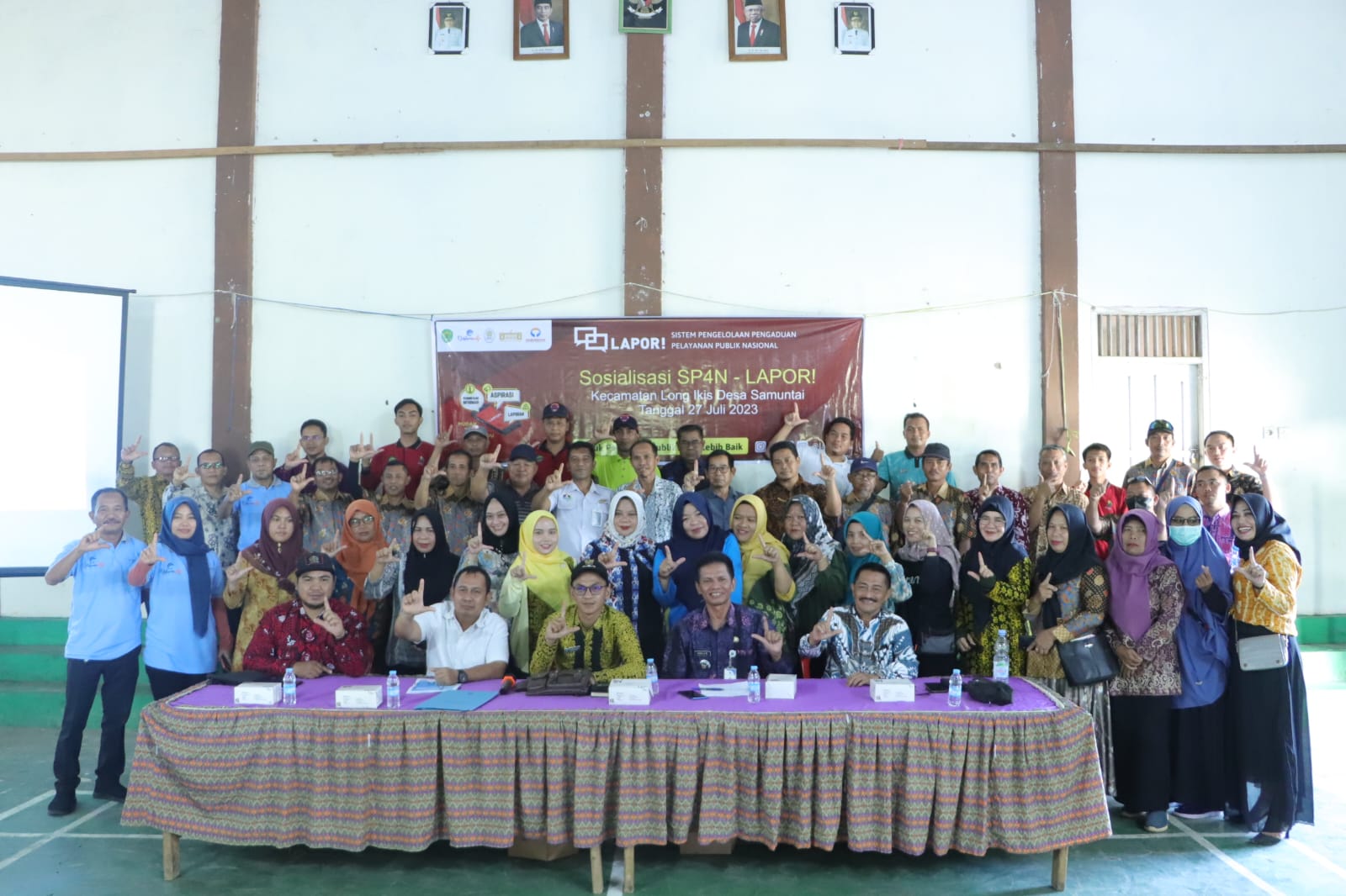 Diskominfo Kaltim kembali menggelar kegiatan Sosialisasi (SP4N-LAPOR!) di Desa Api-api, Waru, Penajam Paser Utara, Kaltim. 