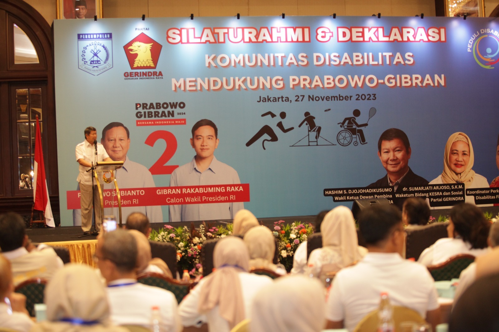 Silaturahmi & Deklarasi Komunitas Disabilitas untuk Prabowo Gibran