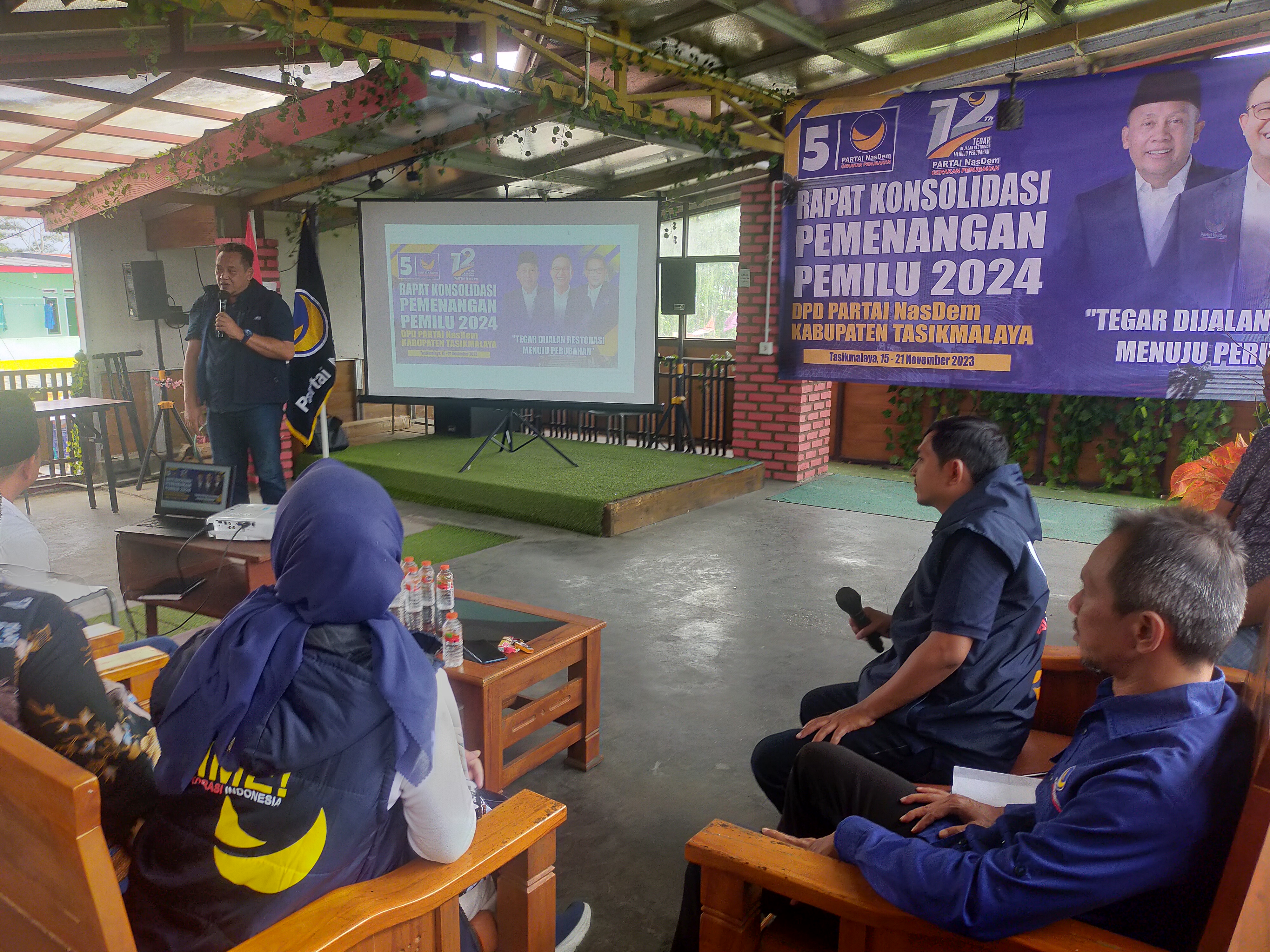 NasDem Kabupaten Tasikmalaya meningkatkan konsolidasi pemenangan partai