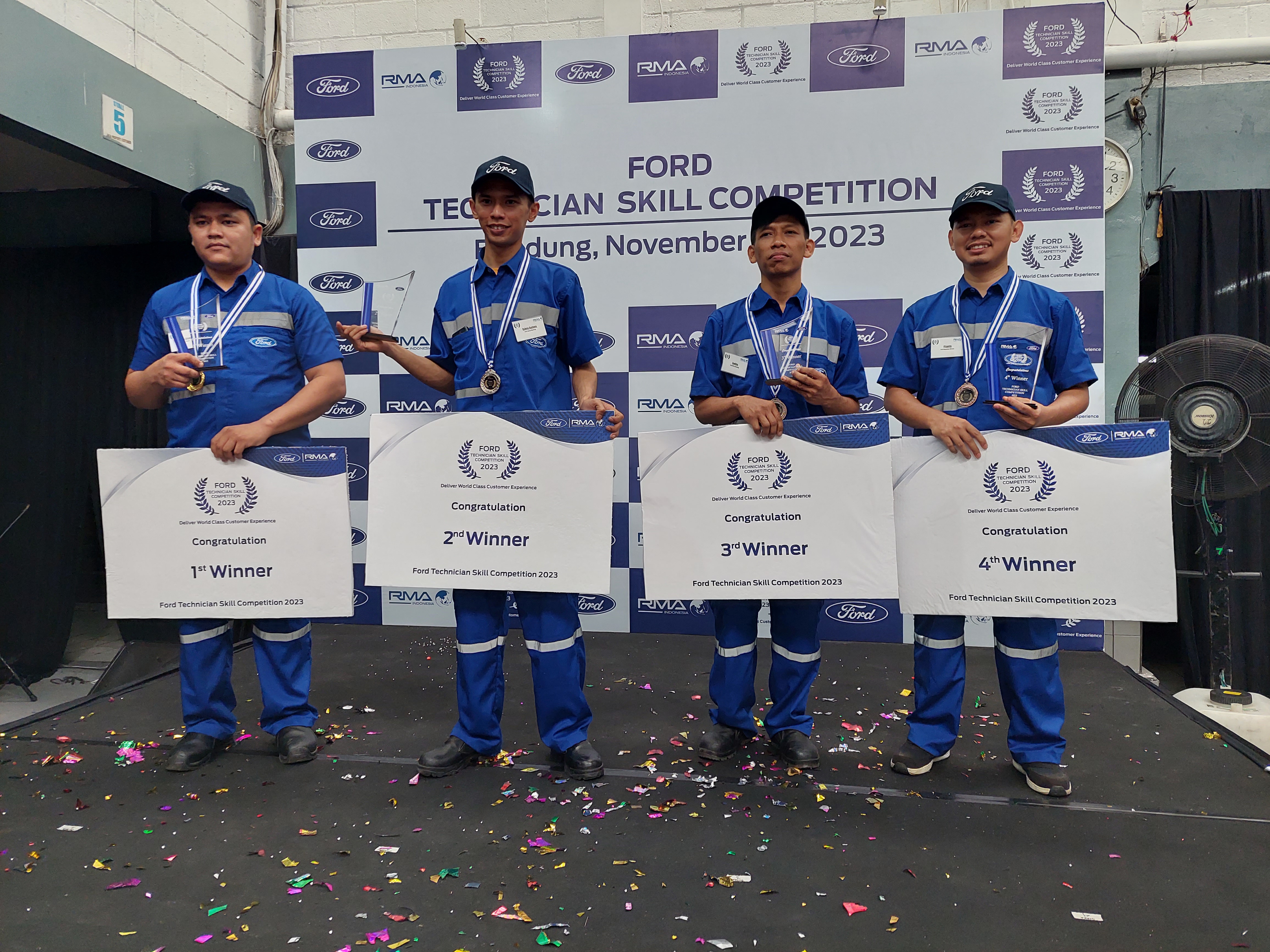  Para pemenang Ford Technician Skill Competition 2023
