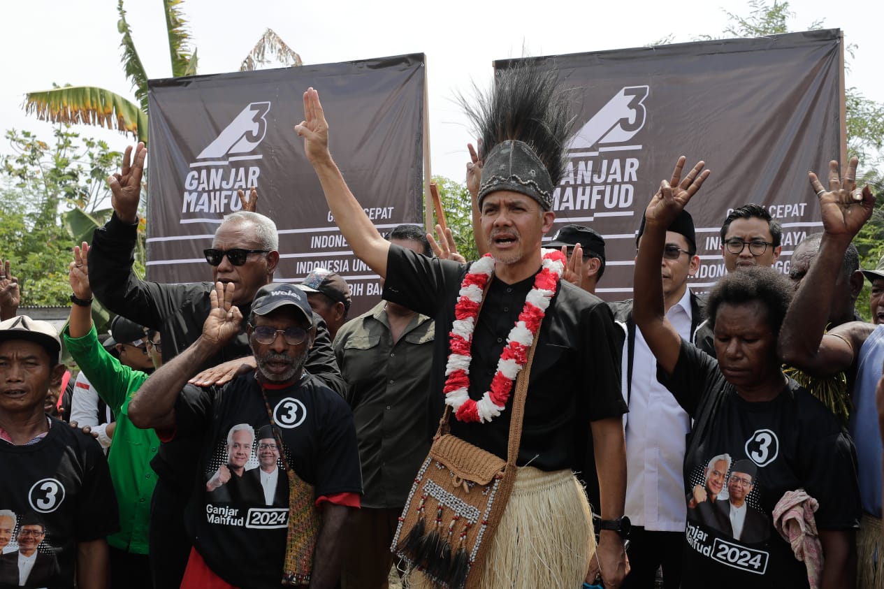 Ganjar Pranowo di Papua