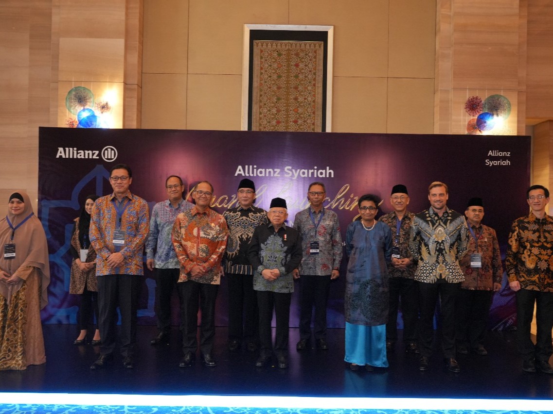 Peluncuran Allianz Syariah di Jakarta pada Kamis, 16 November 2023, turut dihadiri Wakil Presiden Ma'ruf Amin.