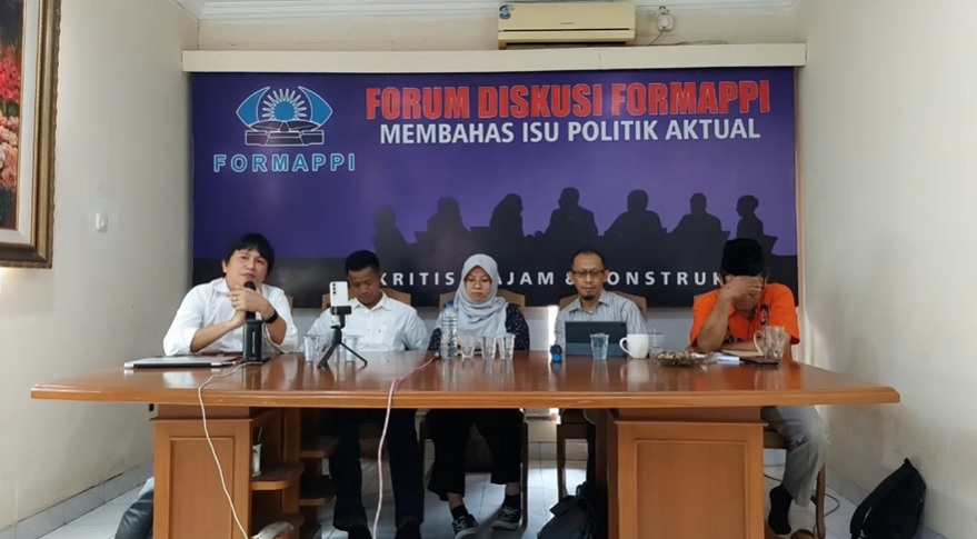 Diskusi di Kantor Forum Masyarakat Peduli Parlemen Indonesia (Formappi)
