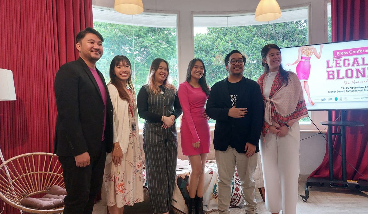 Konferensi pers drama musikal Legally Blonde