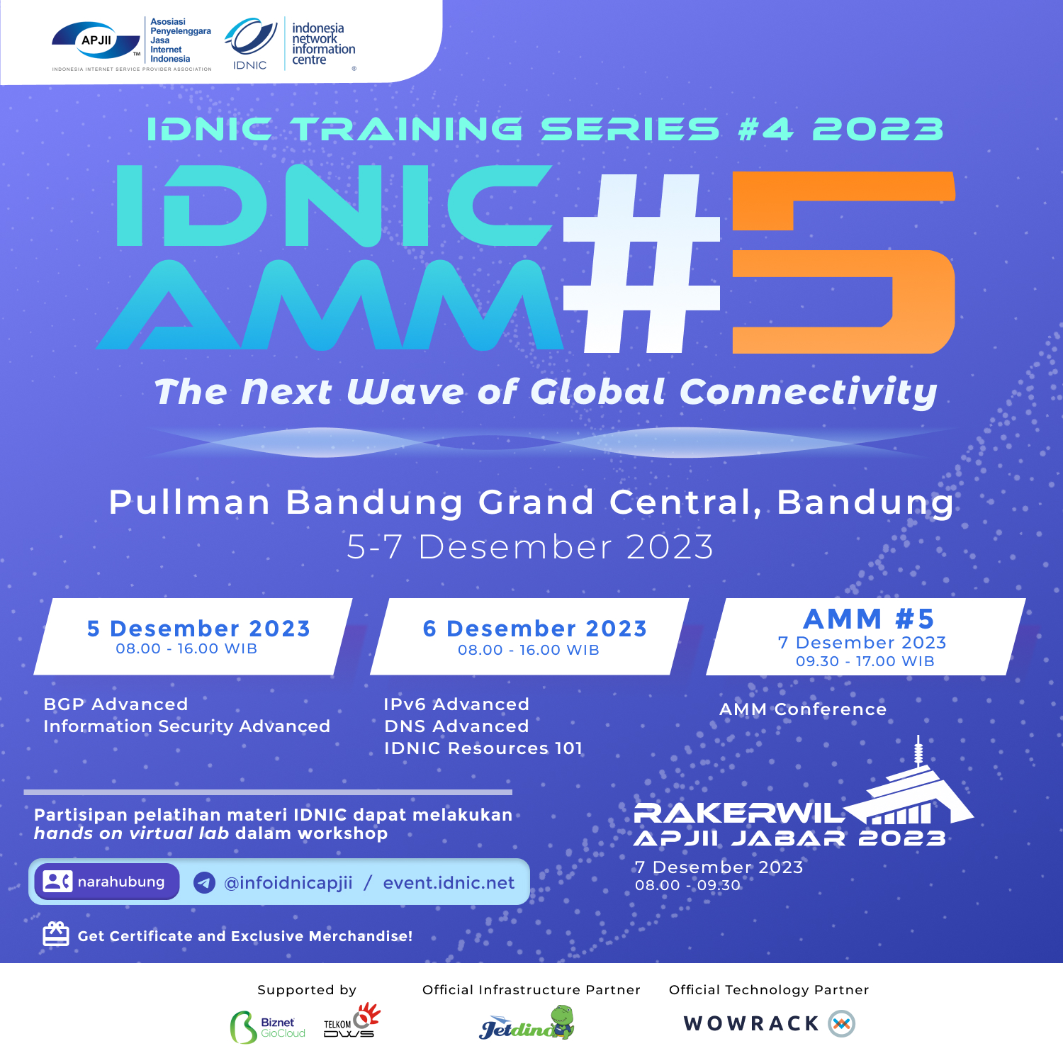 IDNIC menggelar  Annual Member Meeting (AMM) #5 di Bandung